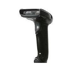 Honeywell 1300G-2USB barcode scanner with ergonomic design and integrated USB connection for efficient scanning.